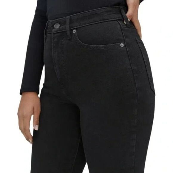 NWT‎ Everlane Women's 25 Crop The Curvy Way-High Skinny Stretch Jean Ash Black - Picture 7 of 14